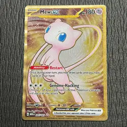 Mew ex 205/165 (METAL PROMO CARD) SV 151 Full Art Holo English - Image 1