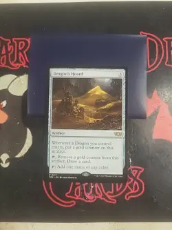 Magic The Gathering Commander Dragonstorm "Dragon's Hoard" 0317 RARE NM - Image 1