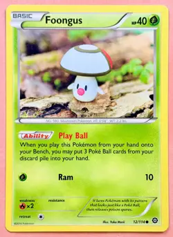 Foongus~Cute Pokemon Cards~ Clay Art Collection~ Yuka Morii Gallery - Image 1