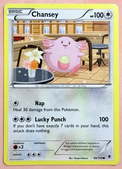 Chansey~Cute Pink Pokemon Cards~Pretty in Pink & Pastel Gallery~Cute Pokemon - Image 1