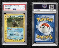 Feraligatr Holo Pokemon e-Card Series Expedition PSA 7 2002 - Image 3