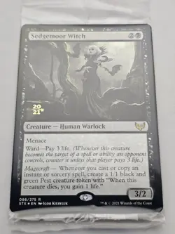 Mtg - Sedgemoor Witch (Foil) - Prerelease Cards (PRE) - Rare - #86 - NM - Image 1
