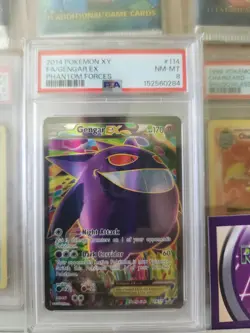 Pokemon Card | PSA 8 Gengar EX Phantom Forces 114/119 Holo Full Art Ultra Rare - Image 1