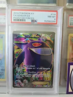 Pokemon Card | PSA 8 Gengar EX Phantom Forces 114/119 Holo Full Art Ultra Rare - Image 2
