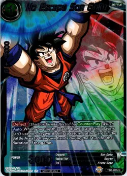 No Escape Son Goku (Event Pack 05) Promo Foil Promotion Cards TB3-065 NM - Image 1