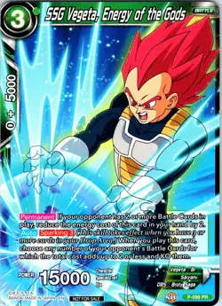 SSG Vegeta, Energy of the Gods Promo Foil Promotion Cards P-098 NM - Image 1