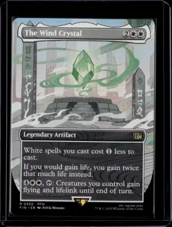 MTG: FINAL FANTASY #330 The Wind Crystal (Borderless) - Image 1