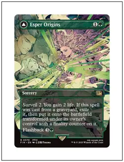 1x Esper Origins, Borderless Art, Final Fantasy, MTG NM - Image 1