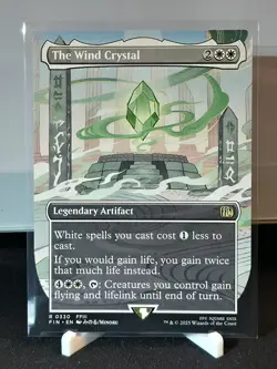 The Wind Crystal (Borderless) 0330 (R) MTG Final Fantasy (FIN) (EN) NM - Image 1