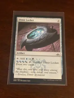 Magic the Gathering Guilds of Ravnica Dimir Locket - Image 1