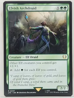 Elvish Archdruid Commander: the Lord of the Rings: Tales of Middle-Earth Regular - Image 1