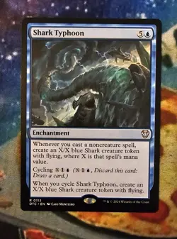 MTG Shark Typhoon x1 NM from Commander: Outlaws of Thunder Junction - Image 1