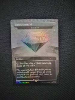 MTG Chaos Emerald Lotus Petal - 7037 White Foil, Sonic Secret Lair Magic - Image 4