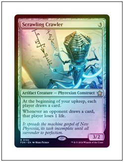 1x Scrawling Crawler, Foil, Magic the Gathering MTG NM - Image 1