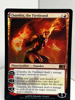 1 x Chandra, the Firebrand - Foil - Magic 2012 - NM-Mint - MTG - Image 1