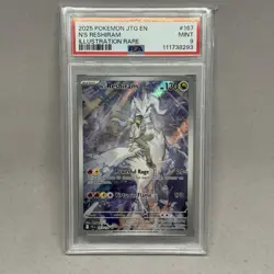 SEQUENTIAL SET PSA 9 Pokemon - Journey Together - Reshiram #167 & Stamped Topper - Image 3