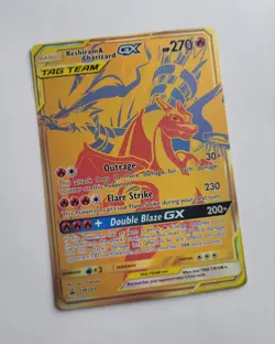Pokemon Reshiram & Charizard GX SM247 Black Star Promo Holo Full Art 2021 TCG EN - Image 1