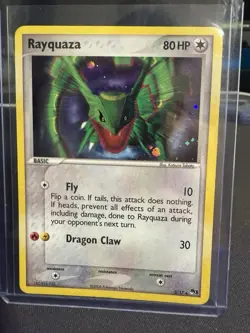 Pokemon TCG Rayquaza Holo Rare 3/17 POP Series 1 - Image 1