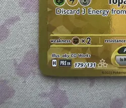 Pikachu EX - 179/131 - Pokemon TCG - SV Prismatic Evolutions - Ultra Rare - NM - Image 5