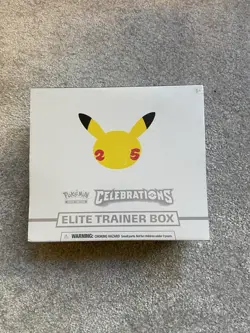 Pokemon TCG: 25th Anniversary Celebrations Elite Trainer Box-NEW--SEALED--- 820650809439 - Image 1