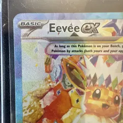 Pokemon Eevee EX 174 Black Star Promo Prismatic Evolutions SPC - Image 2