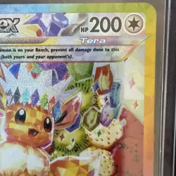 Pokemon Eevee EX 174 Black Star Promo Prismatic Evolutions SPC - Image 3