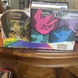 Pokemon Sword and Shield Evolving Skies Elite Trainer Box ETB and Tin Costco - Image 1