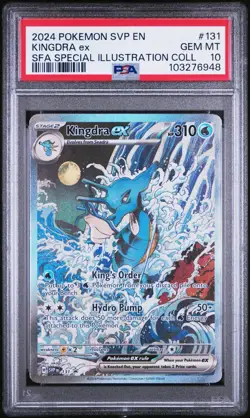 Kingdra EX Promo SV Black Star Promos PSA 10 Shrouded Fable SVP EN 131 Pokemon - Image 1