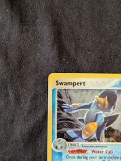 Pokemon TCG Swampert EX Ruby & Sapphire Reverse Holo Rare - Image 4