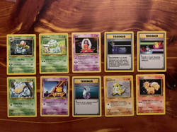 10 VINTAGE Pokemon Cards from Classic WOTC Sets!! - Image 1