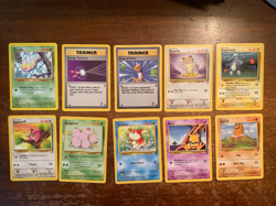 10 VINTAGE Pokemon Cards from Classic WOTC Sets!! - Image 1
