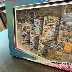 Pokemon Prismatic Lucario Ex & Tyranitar Ex Premium Collection New Sealed - Image 2