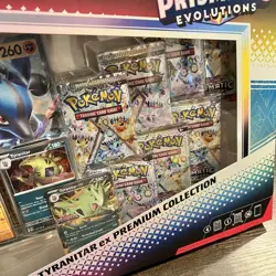 Pokemon Prismatic Lucario Ex & Tyranitar Ex Premium Collection New Sealed - Image 3