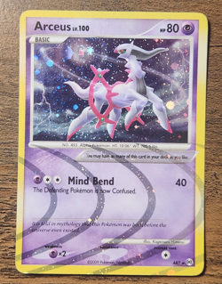 Arceus AR7 Special Holo Rare LP 2009 Pokemon Platinum Arceus Card TCG - Image 1