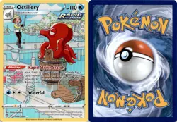 2022 Pokemon, Brilliant Stars Trainer Gallery, #TG3/TG30 Octillery, Ultra Rare - Image 1