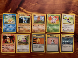 10 VINTAGE Pokemon Cards from Classic WOTC Sets!! - Image 1