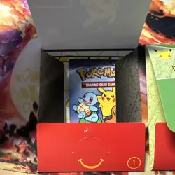 McDonalds 2021 Pokemon 25th Anniversary Trading Card Game Booster 3 Sealed Packs - Image 4