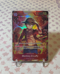 Monkey D. Luffy ST10-006 SR Foil Promo Card One Piece Treasure Booster Set NM - Image 1