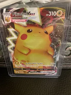 Pikachu Vmax 044/185 Vivid Voltage NM Full Art Ultra Rare Pokemon Card - Image 1