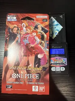 HEAVY 37.86 ⚖ One Piece Card Game EB-03 Sleeved Booster Pack (English) ✅ - Image 1
