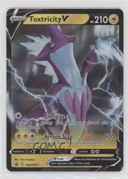Toxtricity V Pokemon Sword & Shield Black Star Promo #SWSH017 0m0g - Image 1