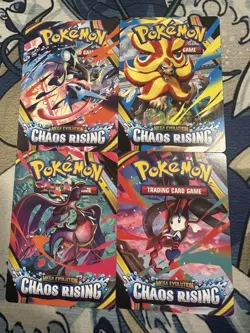 Pokemon TCG Chaos Rising Trainer Tips Art Card Set - Image 1