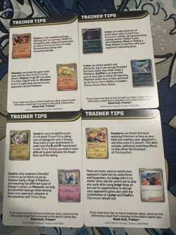 Pokemon TCG Chaos Rising Trainer Tips Art Card Set - Image 2