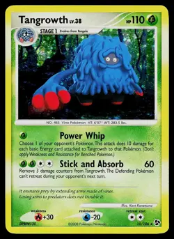 Pokemon Card - Tangrowth Great Encounters 10/106 Holo Rare - Image 1