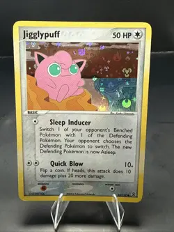 Pokemon Jigglypuff 65/112 EX Firered & Leafgreen Pokemon Card Reverse Holo Foil - Image 2