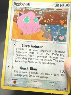 Pokemon Jigglypuff 65/112 EX Firered & Leafgreen Pokemon Card Reverse Holo Foil - Image 3