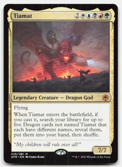 Tiamat 235 Mythic Cards Magic: The Gathering Near Mint - Image 1