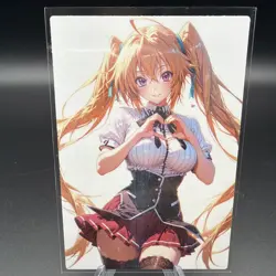 Irina Shidou High School DxD Holographic Anime Collectible Trading Card - Image 2
