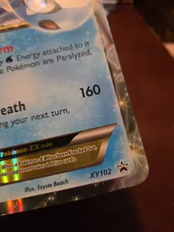 Aurorus EX - (XY Black Star Promos) XY102 Jumbo Cards Holo - Image 4
