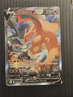 Charizard V 154/172 - SWSH Brilliant Stars Ultra Rare Holo Pokemon TCG Card [NM] - Image 1